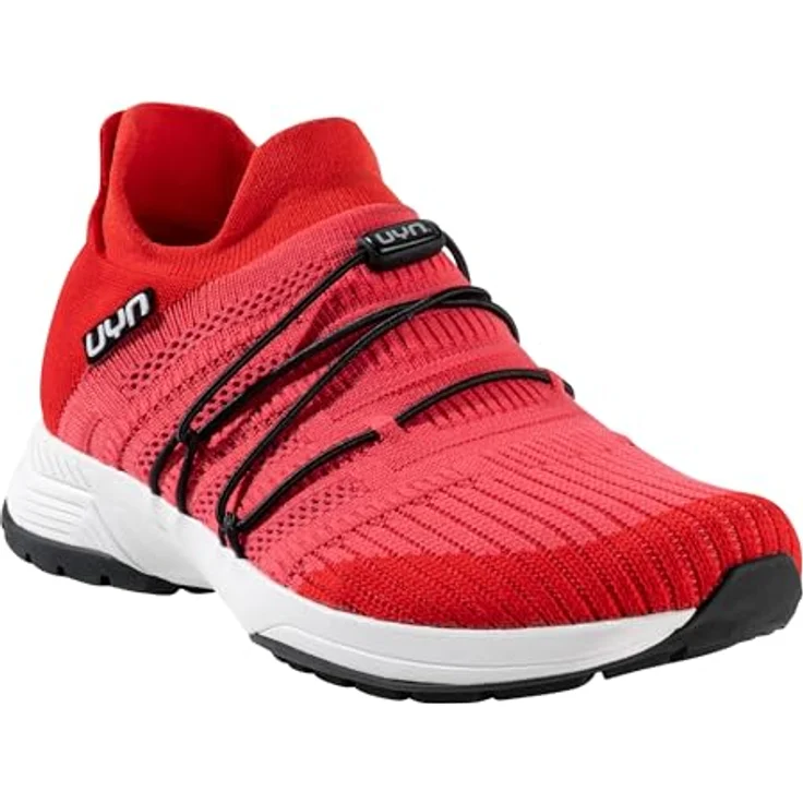 UYN Free Flow Tune Slip-on Sneaker, Merinowolle und technisches Knit-Gewebe, Damen, pink/orange, Größe 35 – Bild 1
