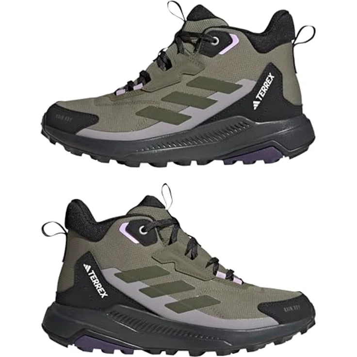 adidas TERREX ANYLANDER MID RAIN.RDY, Wasserdichter Wanderschuh mit Traxion Außensohle, Halbhoher Schaft, Recyclingmaterialien – Bild 8