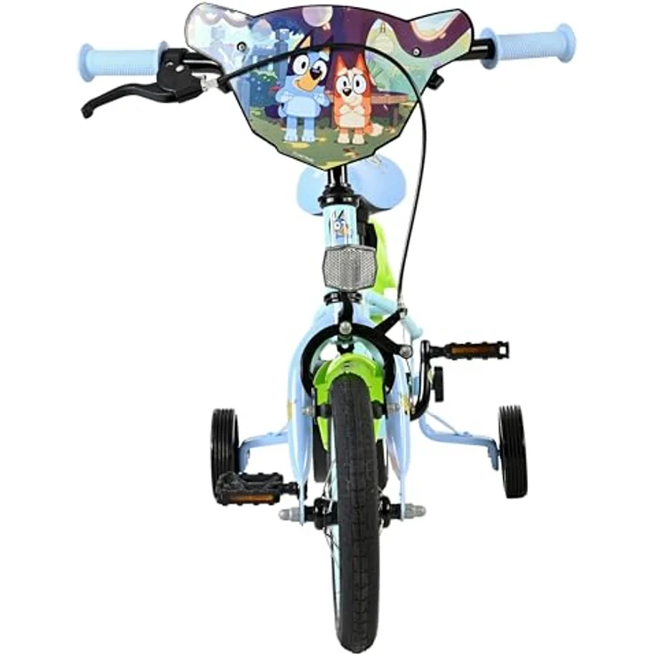 Volare Bluey Kinderfahrrad 12 Zoll, 1 Gang, ohne Schaltung, mit Rücktrittbremse und höhenverstellbarem Lenker, hellblau – Bild 13