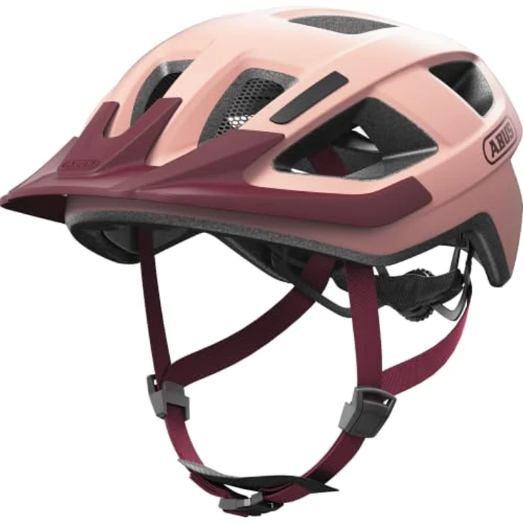 ABUS ADURO 3.0 Bordeaux Rose M, Fahrradhelm mit In-Mold-Verbindung, guter Belüftung und verstellbarem Größenanpassungssystem – Bild 5