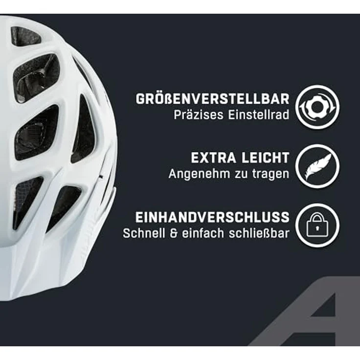 ALPINA MYTHOS REFLECTIVE - Reflektierender, Optimal Sichtbarer & Sicherer Fahrradhelm Mit Fliegennetz Für Erwachsene, white reflective, 52-57 cm – Bild 4
