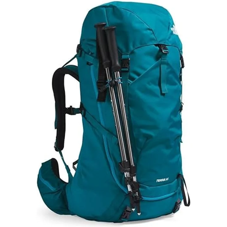 THE NORTH FACE NF0A87C04N1 W TERRA 55, Wanderrucksack für Damen, 55L, Blue Moss-Sapphire Slat, Größe ML – Bild 5