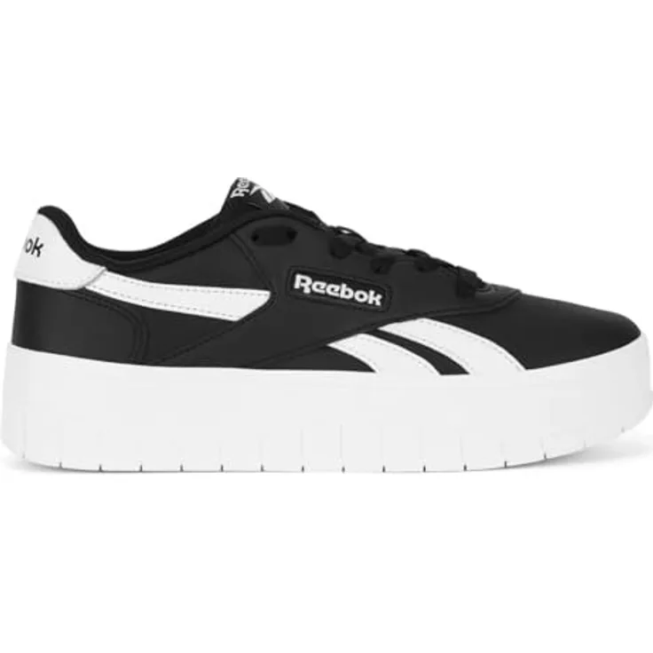 Reebok Court Advance Surge Damen Sportschuhe, schwarz, EU 39, leichte und strapazierfähige Synthetik-Obermaterial, flexible EVA-Zwischensohle, rutschfeste Gummi-Sohle