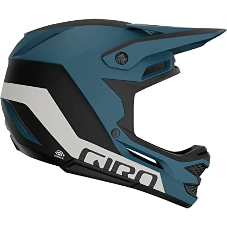 Giro Insurgent Spherical, Downhillhelm mit Spherical Technology, optimierter Belüftung und antimikrobiellen Innenschäumen, Blau M-L – Bild 3