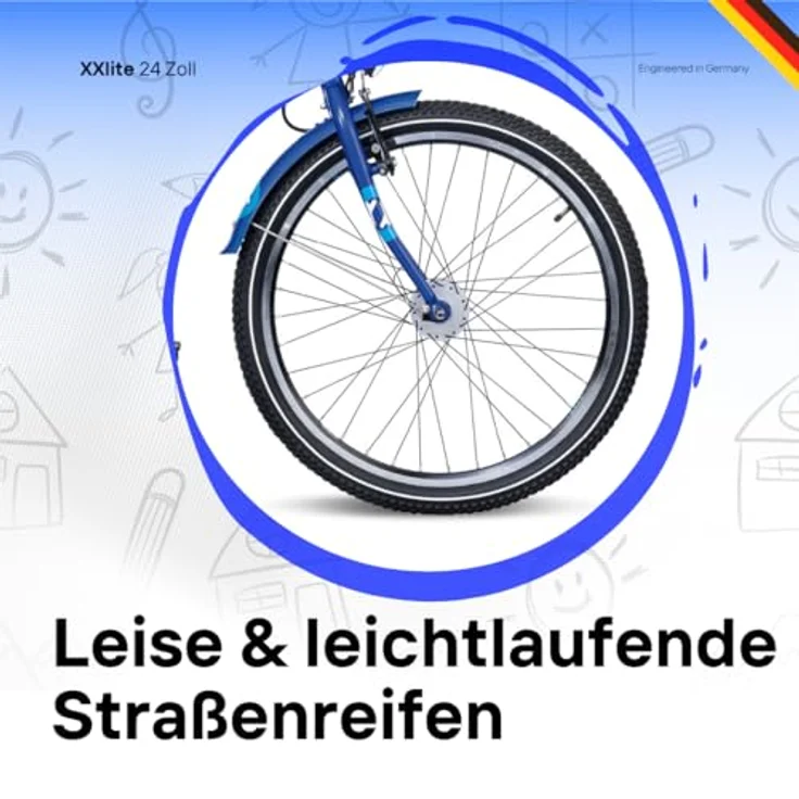 S’COOL XXlite Kinderfahrrad, 7 Gang, 20/24 Zoll, robustes Design, hochwertige Komponenten, engineered in Germany – Bild 5