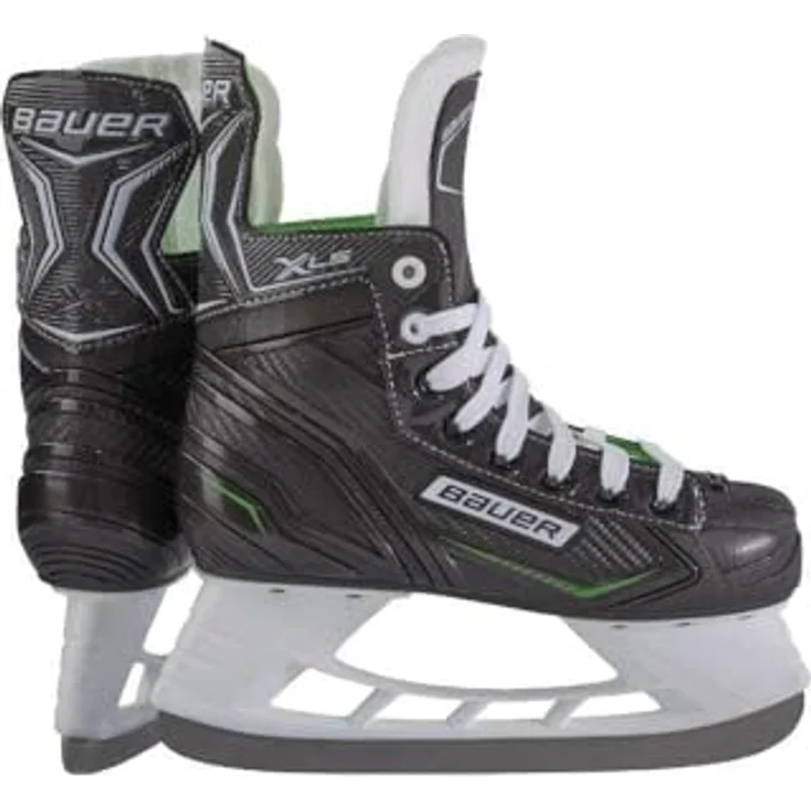 Bauer X-LS Schlittschuhe, Schwarz, mit Mikrofaserfutter und strapazierfähigem Design, Größe 33,5 – Bild 1