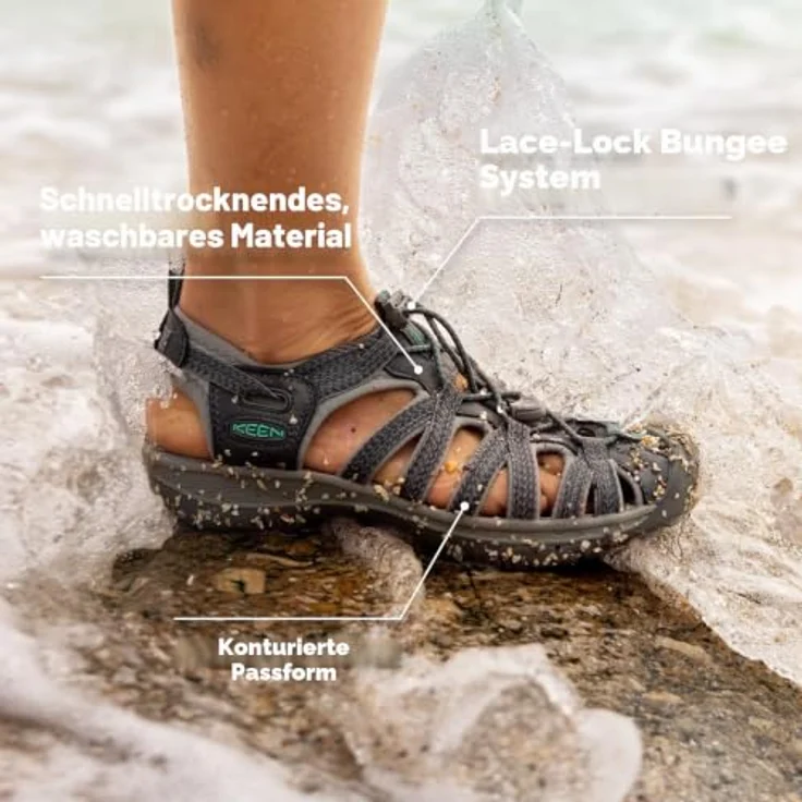 Keen Whisper W, Damen Wanderschuhe mit Schnellverschluss, Smoke Blue, Größe 39.5 – Bild 2