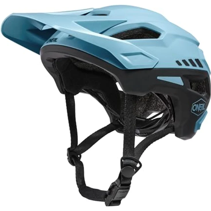 O`NEAL TRAILFINDER Helmet SPLIT V. 23, MTB-Helm L/XL (59-63 cm), Ice Blue / Black – Bild 2