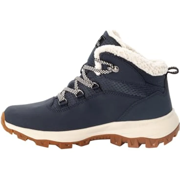 Jack Wolfskin Everquest Texapore Mid W, Damen Wanderschuhe mit wasserdichter Membran für Wintereinsätze, Blau, Größe 39 – Bild 1