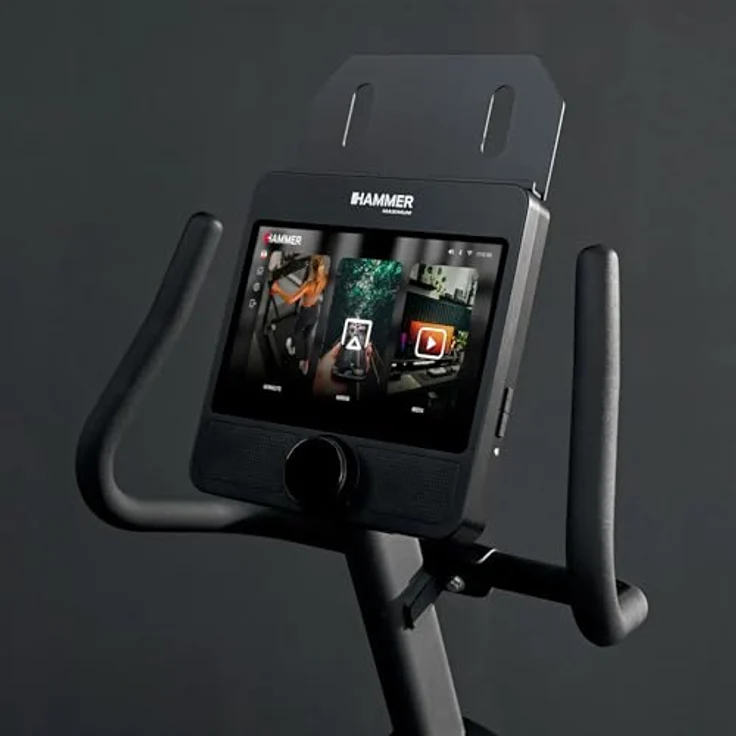 HAMMER Liegeergometer RB 8000 '25, elektrisch, mit TFT-Touchscreen, 17 Trainingsprogramme, 14 kg Schwungmasse, ergonomischer Sitz & Rückenlehne – Bild 2