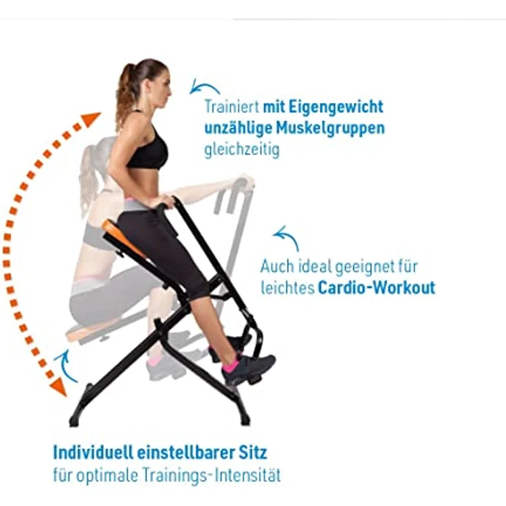 Mediashop TOTAL Crunch Trainingsgerät | Heimtrainer | Fitnessgerät | Bizeps, Latissimus, Bauch, Schultern, Rücken- und Deltamuskeln | leichtes Cardio-Workout | Das Original aus dem TV – Bild 4