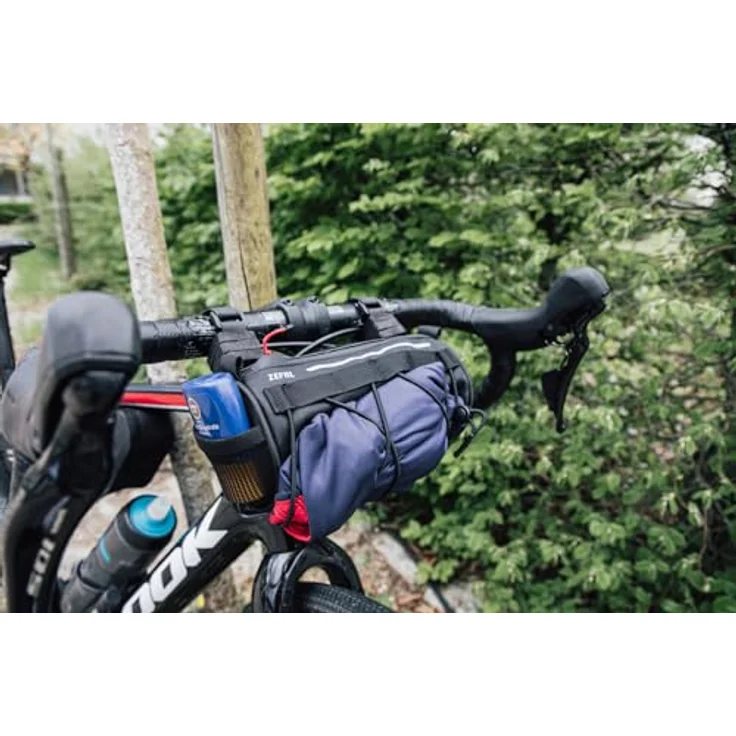 ZEFAL Z Adventure F1, Lenkertasche Fahrrad 1.2 L mit Anti-Rotationssystem, anpassbar an Lenkerbreite, Schwarz – Bild 4