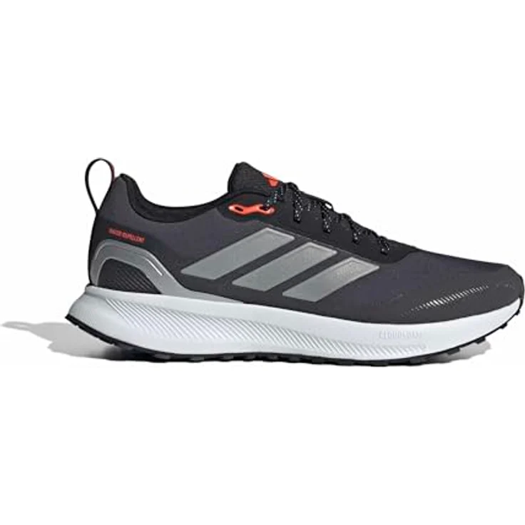 adidas Running Shoes JI4084, Laufschuhe mit wasserabweisendem Obermaterial und Cloudfoam Dämpfung, schwarz, Größe 41 1/3 – Bild 5