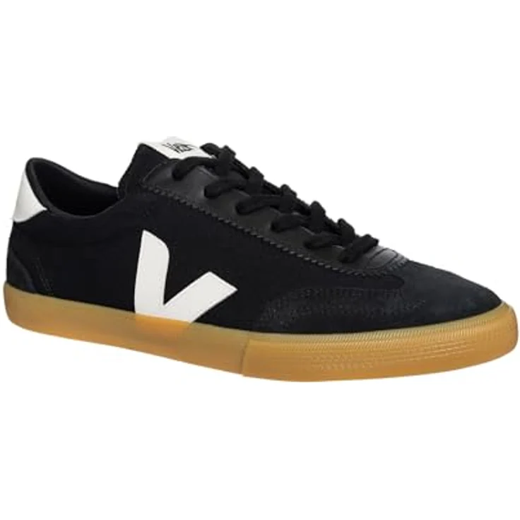 Veja Volley, Volleyballschuhe Herren aus Leinwand und Wildleder, Schwarz-Weiß, Größe 8 UK - 42 EU - 9 US – Bild 3