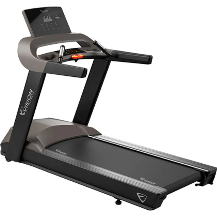 Vision Fitness Laufband T600, leistungsstarkes Laufband mit UltraZone Dämpfungssystem und 9 Trainingsprogrammen, schwarz