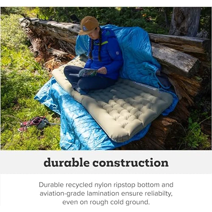 Big Agnes, Isomatte mit PrimaLoft-Füllung, extrem warm und bequem, kleines Packmaß, leicht – Bild 7