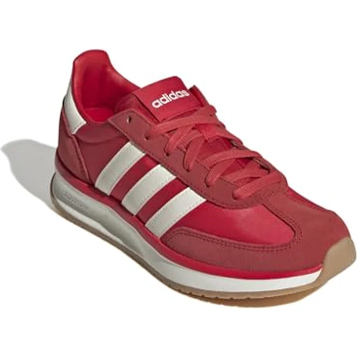 Adidas RUN 70S 2.0, Damen Laufschuhe mit Cloudfoam-Zwischensohle und sportlich-retro Design, rot – Bild 4