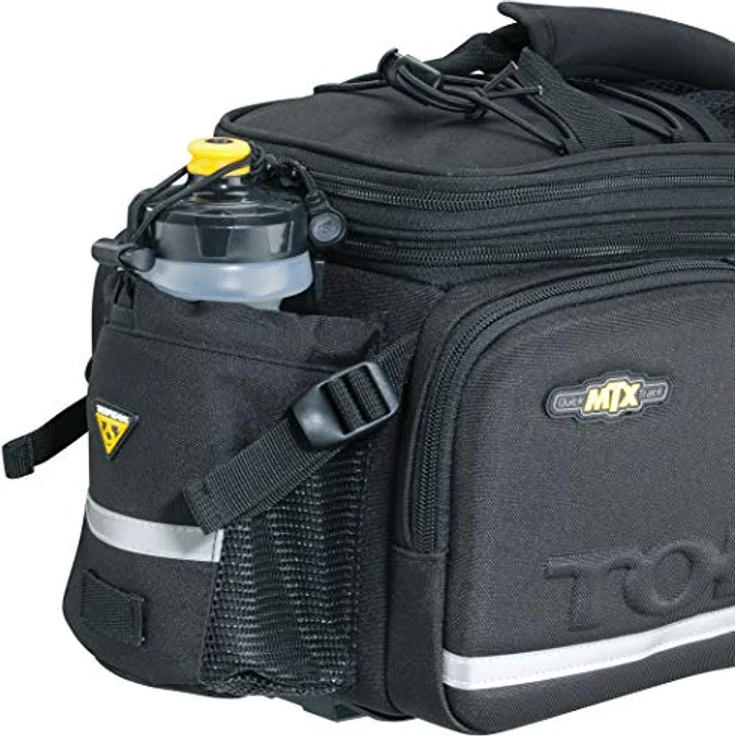 Topeak Trunk Bag EX Fahrradtasche, Black, 8 L Volumen, Klettverschluss, abnehmbarer Schultergurt, reflektierende Elemente – Bild 4