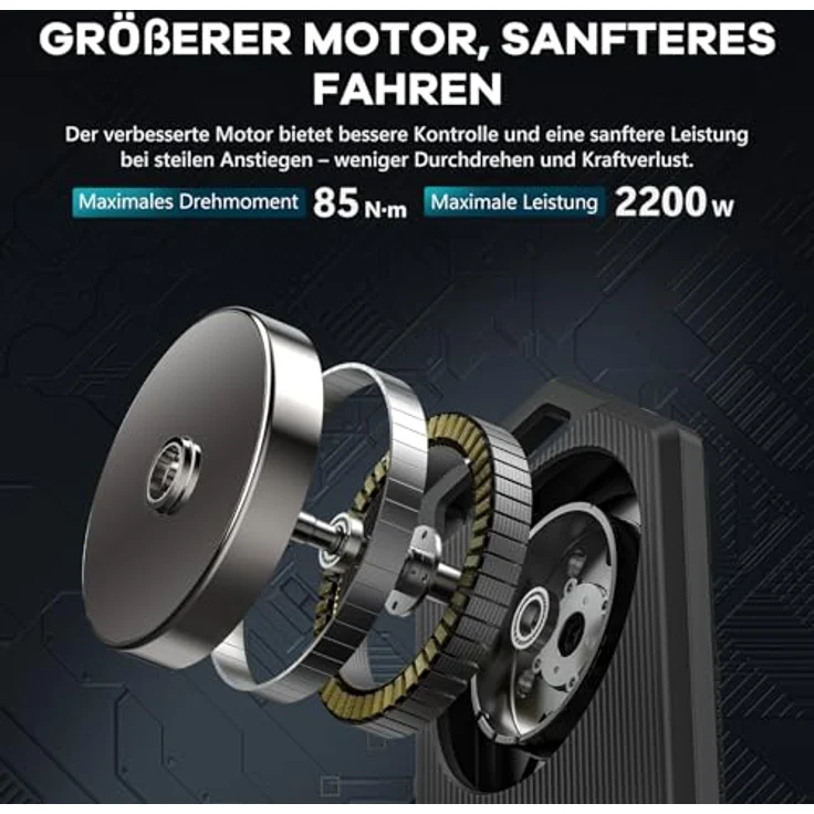 CYCPLUS Inteligentny Trenaer Rowerowy Cycplus T2, Direktantriebsergometer mit 2.200 Watt Leistung und Bluetooth/ANT+ Kompatibilität – Bild 3