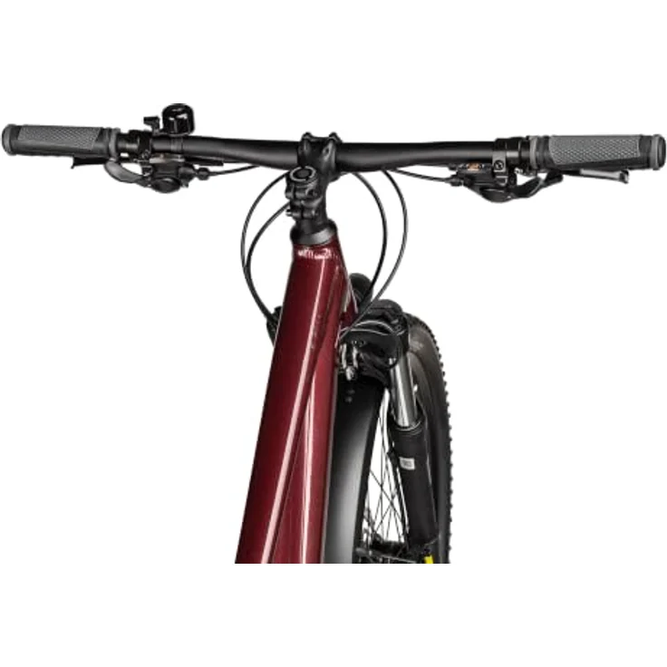 Axess Meea DX 27.5 Zoll Mountainbike, Dunkelrot, mit SR Suntour Federgabel und hydraulischen Scheibenbremsen – Bild 4