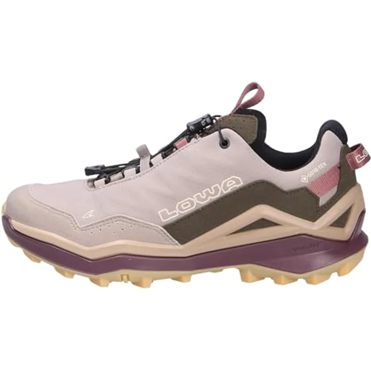 LOWA PROFESSIONAL Maddox PRO GTX LO SL Ws Wanderschuhe, wasserdicht und atmungsaktiv, Farbe Desert/alt rosa, Gr. 42.5 – Bild 2
