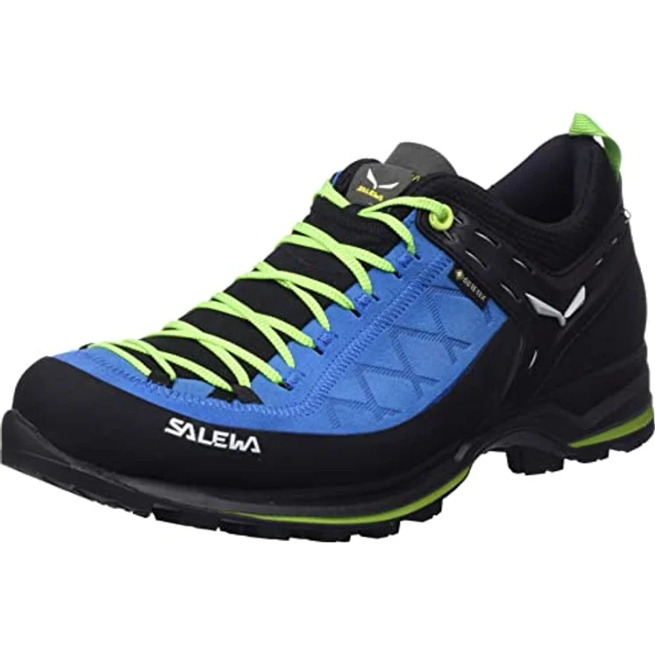 Salewa Trekkingschuh, Herren Wanderschuh mit Vibram® Sohle und GORE-TEX® Schutz, grün – Bild 1