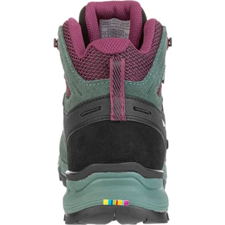 Salewa WS Alp Mate Mid WP, wasserdichte Wanderschuhe aus Veloursleder mit atmungsaktiver Membran, schwarz – Bild 5
