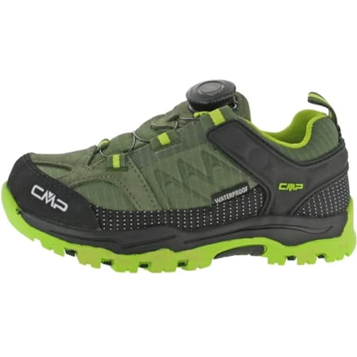 CMP Kids Kiruna Low Fitgo Trekking Shoes WP, wasserdichte Outdoorschuhe mit stabilisierender Dämpfung, Kaki-Acido, Größe 40 – Bild 2