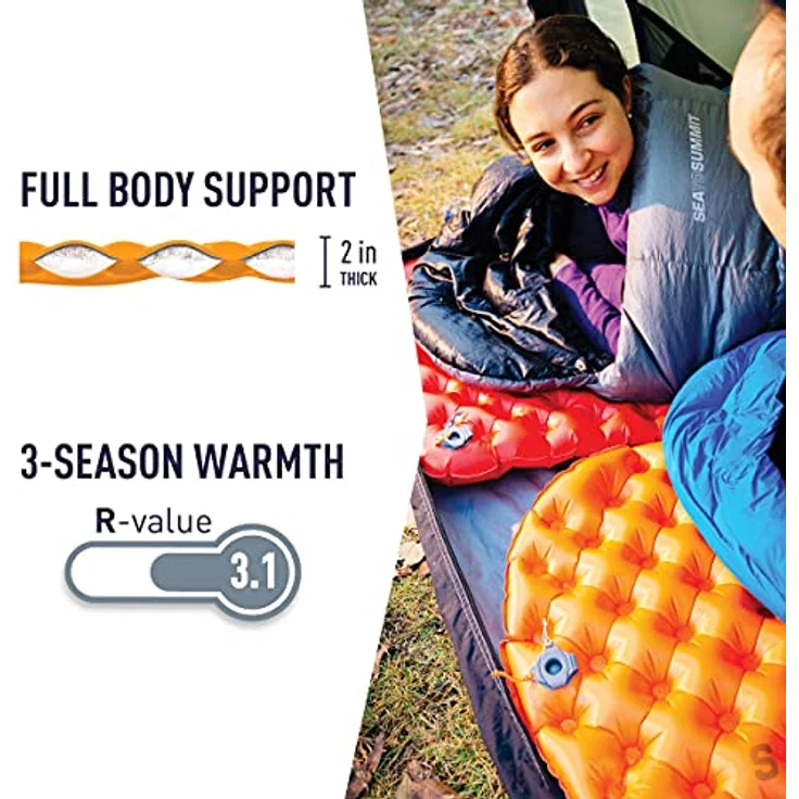 Sea To Summit UltraLight-Isomatte für Wanderungen, vielseitig einsetzbar für Damen und Herren – Bild 4