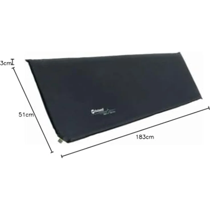 Outwell Sleepin, selbstaufblasende Isomatte mit 3 cm Dicke, 100 % Polyester, leicht und tragbar, für alle Jahreszeiten – Bild 3