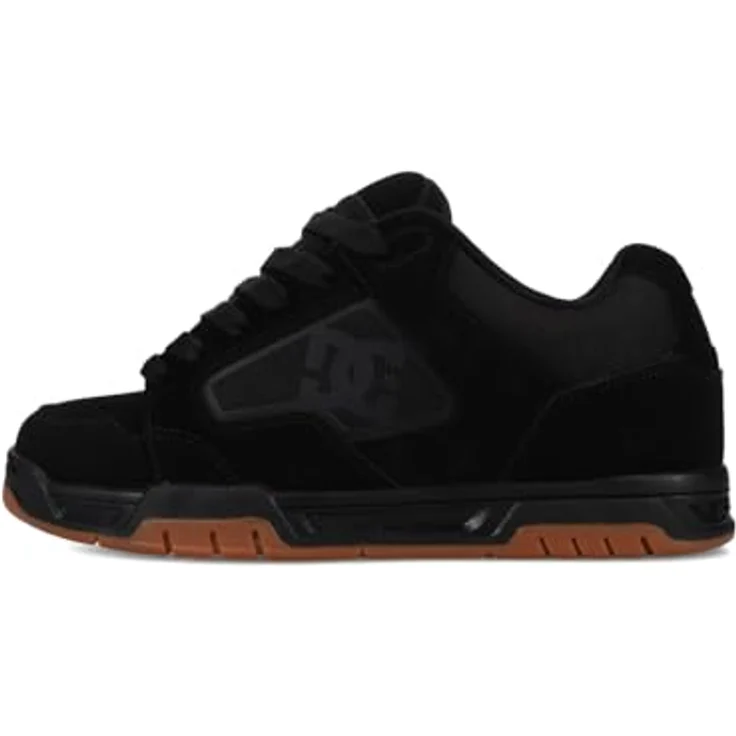 DC Shoes DC Coiler, Laufschuhe aus Leder und Synthetik, schwarz/gold, Größe EU 47 – Bild 6