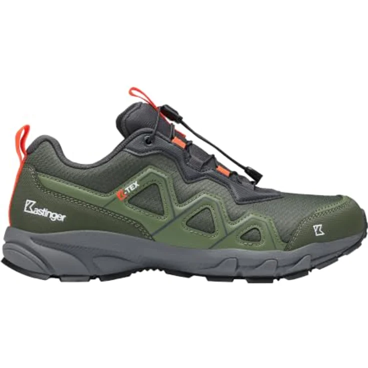 Kastinger FS-Superhiker Low KTX, wasserdichter Wanderschuh mit Schnellschnürsystem, olive/flame – Bild 6