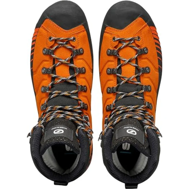 Scarpa Ribelle HD, Herren Wanderschuhe für alpine Herausforderungen, Vibram Sohle, semi-steigeisenfest, 44.5, Grün – Bild 5