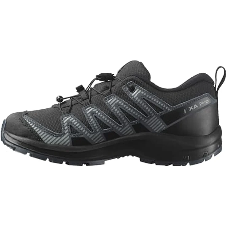 Salomon XA PRO V8 WP J, wasserdichter Outdoorschuh mit Schnellverschluss und strapazierfähigem Obermaterial – Bild 1