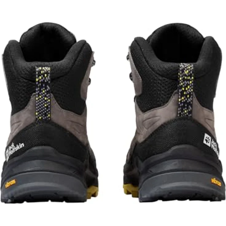 Jack Wolfskin Cyrox Texapore Mid M, Herren Wanderschuhe, wasserdichtes TEXAPORE ECOSPHERE PRO-Gewebe, Vibram-Sohle, Größe 47, Grau – Bild 4