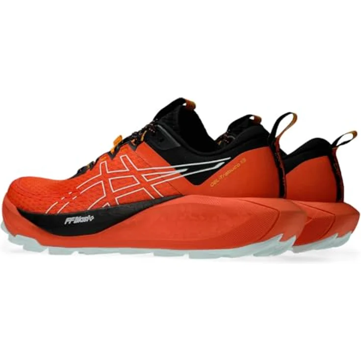 ASICS GEL-Trabuco 13, Trailrunningschuhe mit optimaler Atmungsaktivität, Nova Orange/Pure Aqua, Größe 43.5 – Bild 3
