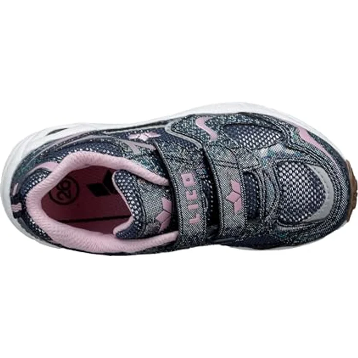LICO Klettschuhe für Damen, grau, Nylon-Obermaterial, Wechselfußbett, profilierte Gummi-Laufsohle – Bild 5