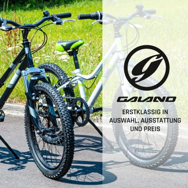 Galano Mountainbike GA20, 24 Zoll, 21 Gang Saiguan, Jugendfahrrad für Mädchen und Jungen, 21 Gänge, blau – Bild 8