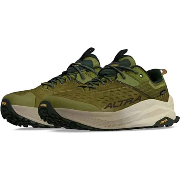 Altra Olympus 6 Hike Low GTX, Herren Laufschuhe, wasserdicht, Leder, Grün, Größe 44 – Bild 5