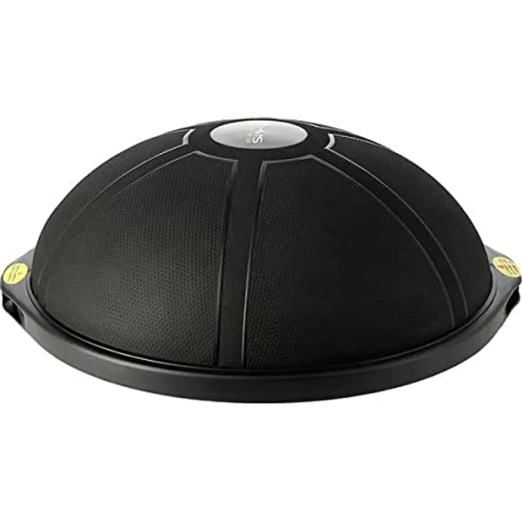 HMS Premium Gymnastikgerät Sport Gymnastikball Balancetrainer Gleichgewichtstrainer Balance Schwarz, PVC Schalenmaterial, ABS Basismaterial, Belastung bis 250 kg