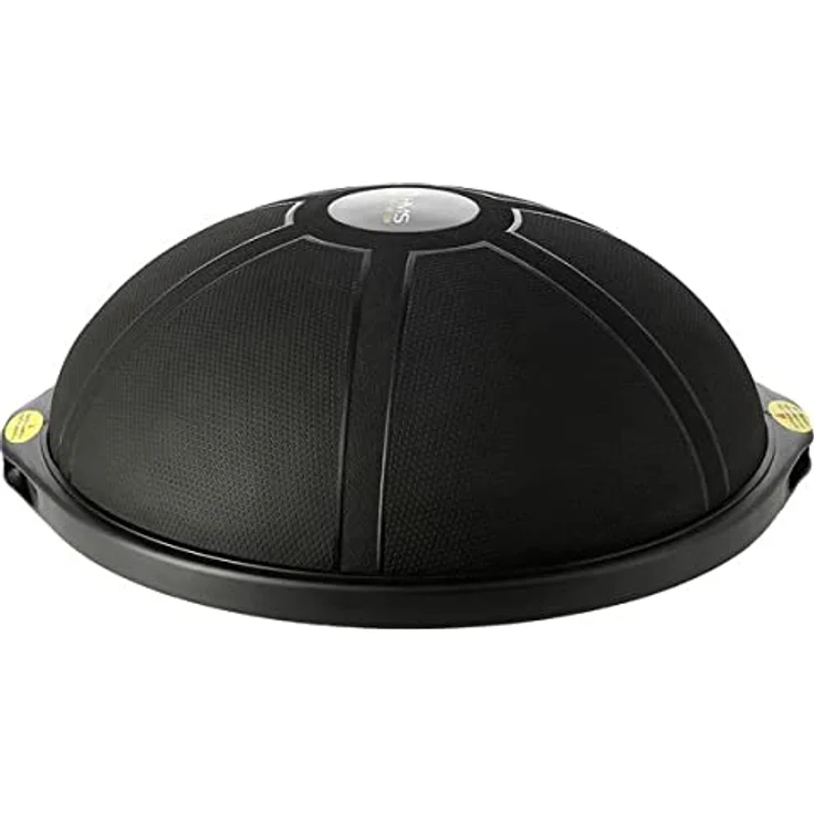 HMS Premium Gymnastikgerät Sport Gymnastikball Balancetrainer Gleichgewichtstrainer Balance Schwarz, PVC Schalenmaterial, ABS Basismaterial, Belastung bis 250 kg – Bild 1