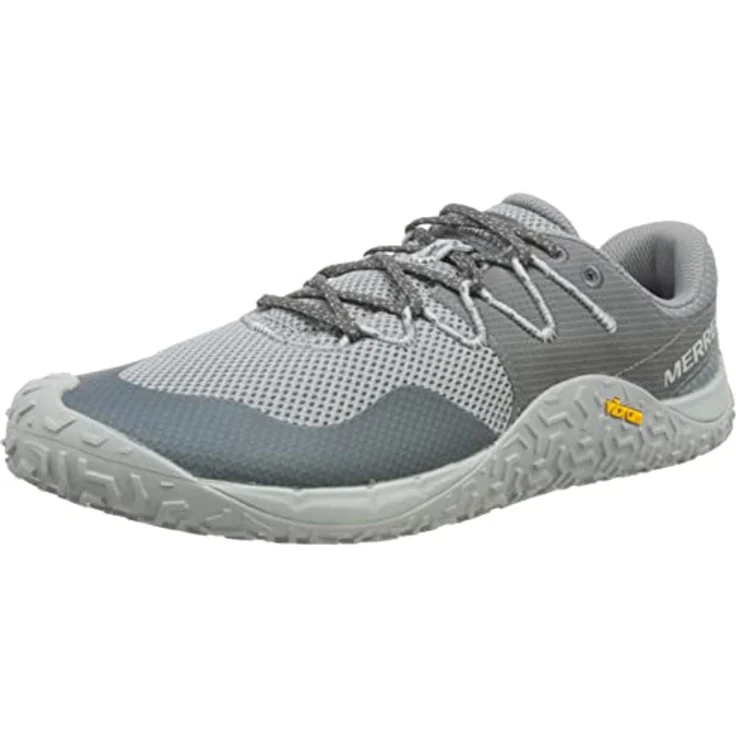 Merrell Trail Glove 7, Trailrunning-Schuhe mit Vibram EcoStep Laufsohle und FLEXconnect, grau, EU 43 1/2 – Bild 1