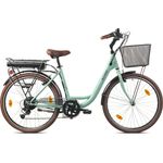 LLobe City E-Bike 26" Shopper, mint, 6 Gang Shimanoschaltung