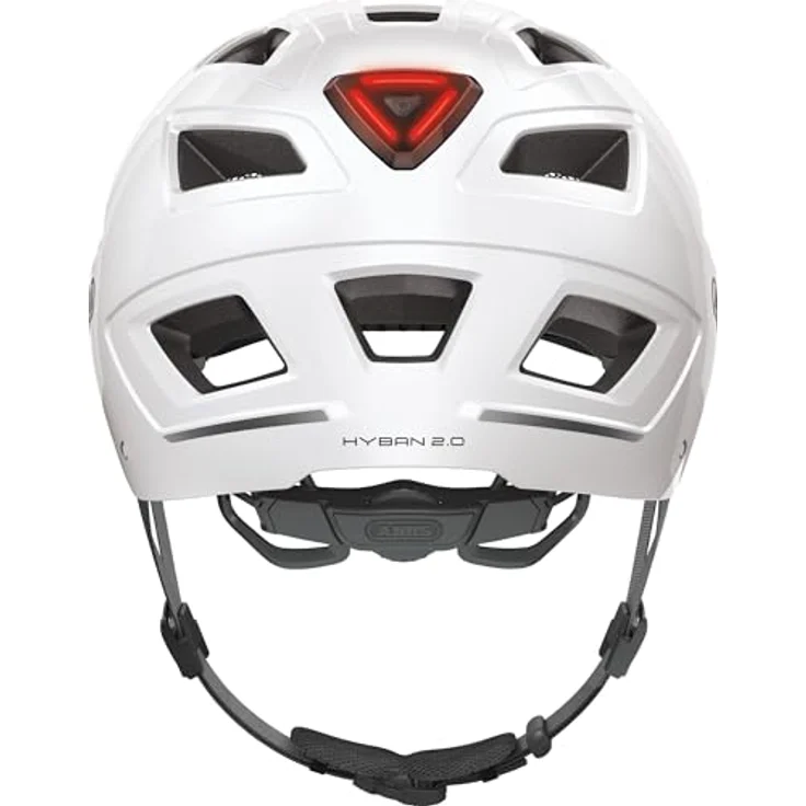 Abus Hyban 2. 0 Fahrradhelm - Weiss 56 - 61 cm – Bild 5