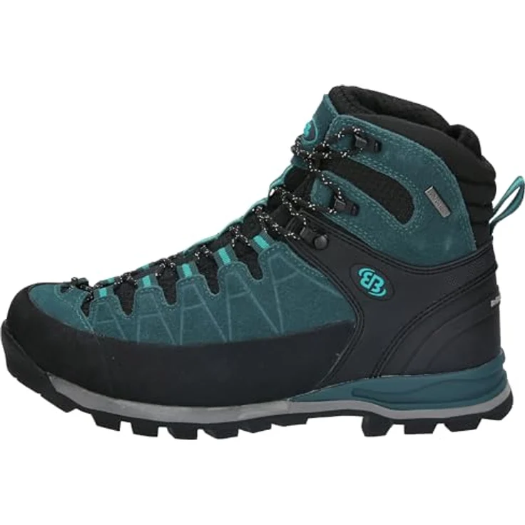 Brütting Mount Tasman, Unisex Wanderschuhe, Wasserdicht, Atmungsaktiv, Veloursleder, Türkis Blau, Größe 42 – Bild 2