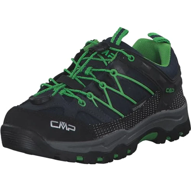 CMP Kinder Trekking Schuhe Rigel LOW 3Q54554J, wasserdichter Wanderschuh aus Leder/Textil mit EVA-Gummi-Sohle, isolierend und atmungsaktiv – Bild 1