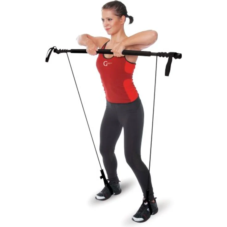 Gymstick Original Gymstick mit DVD, Pilates-Bänder für optimales Training, schwarz – Bild 2