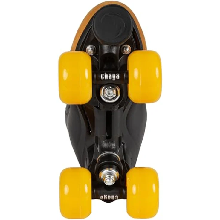 Chaya Rental Damen Rollschuhe, schwarze Rollerskates mit abriebfestem Leder, BSS-Sohle und WICKED ABEC 7 Lagern, Größe 36 – Bild 5