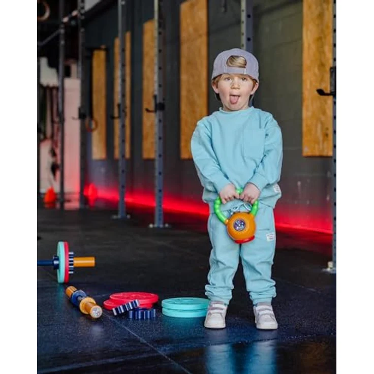 prfrm. Fit Kidz Kettlebell - Kinder-Kettlebell für Sport und Fitness, blau – Bild 3
