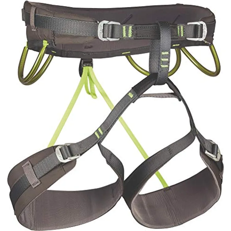 C.A.M.P. ENERGY CR 4, verstellbarer Klettergurt für optimalen Komfort, M-XL, Grau, 4 Materialschlaufen, selbstsperrende Schnellverschluss-Schnallen